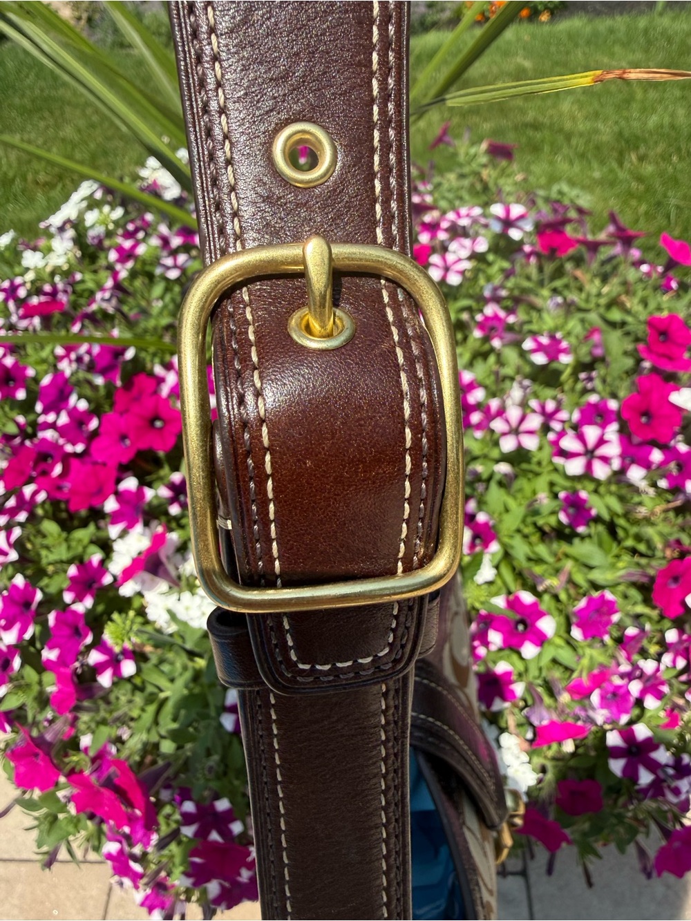 Coach hamptons hobo Signature Shoulder Bag - Picture 6 of 8